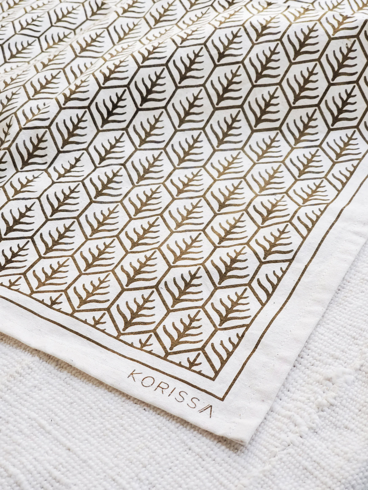 Hand Screen Printed Tea Towel - Set of 2 - Tampa Home & Garden Store