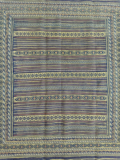 Hand-Woven Afghani Maliki Wool Kilim Rug - 4'5" x 6' - Tampa Home & Garden Store