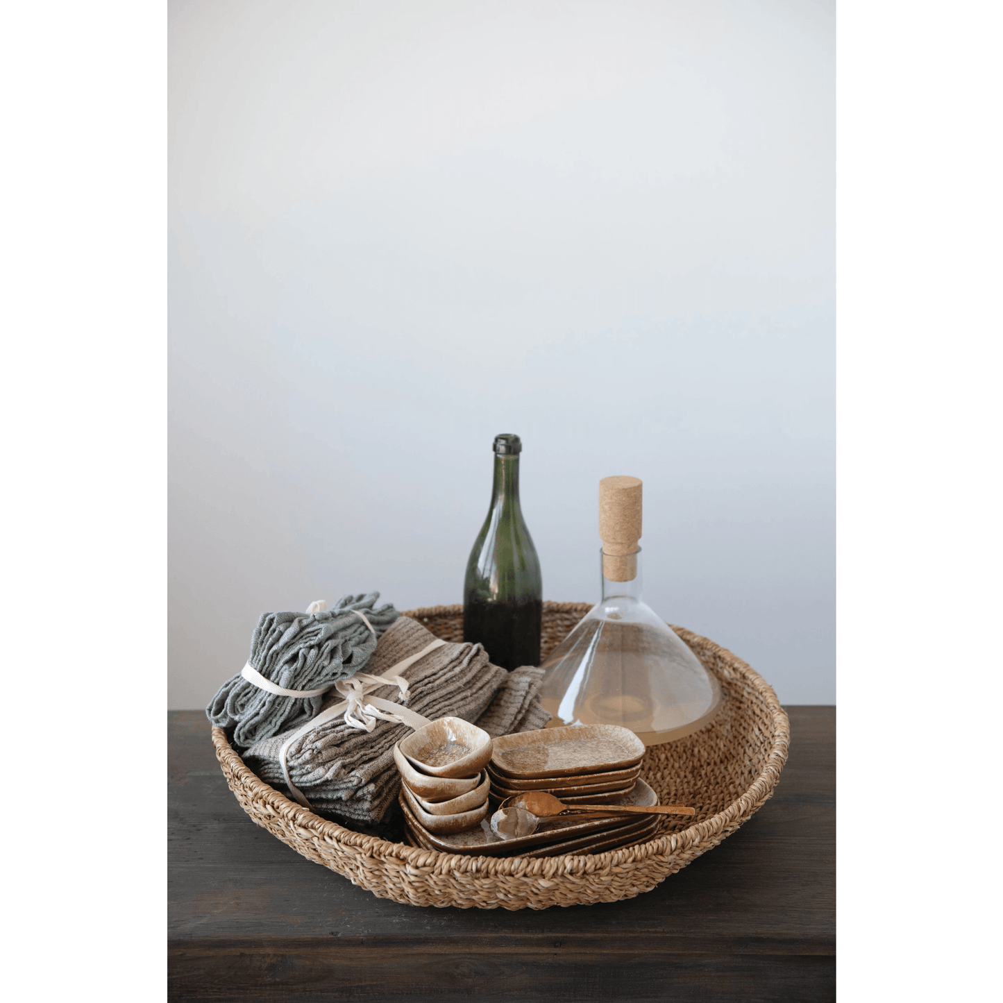 Hand-Woven Seagrass Display Tray - Tampa Home & Garden Store