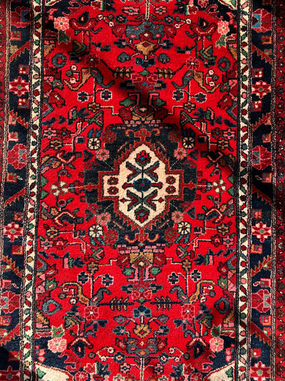 Hand-knotted Persian Hamadan wool Rug 3’8” x 6’4” - Tampa Home & Garden Store