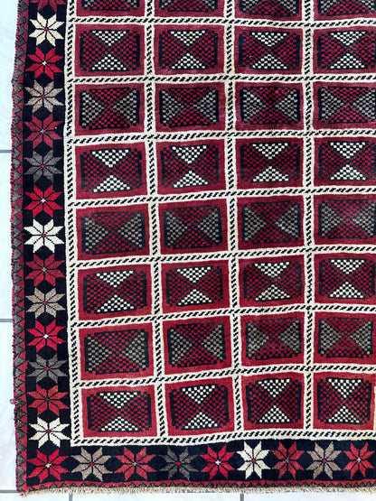 Hand-knotted Persian Tribal Khorramabad Wool Rug 4’3” x 6’10” - Tampa Home & Garden Store