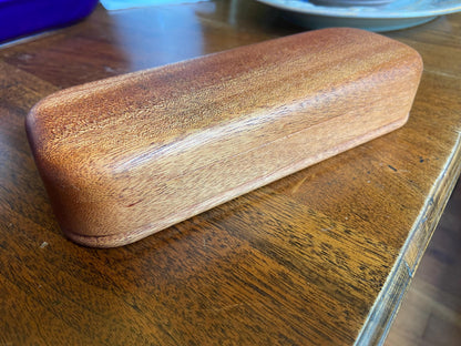 Handcrafted Mahogany Keepsake Box with Custom Inlay Options - 8.25" Premium Wood Storage - Tampa Home & Garden Store