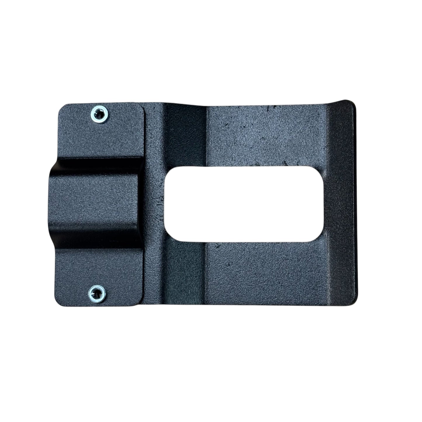 Avatar Van Door Handle Extension add-on, black textured metal with visible screw on Tampa Home & Garden Store
