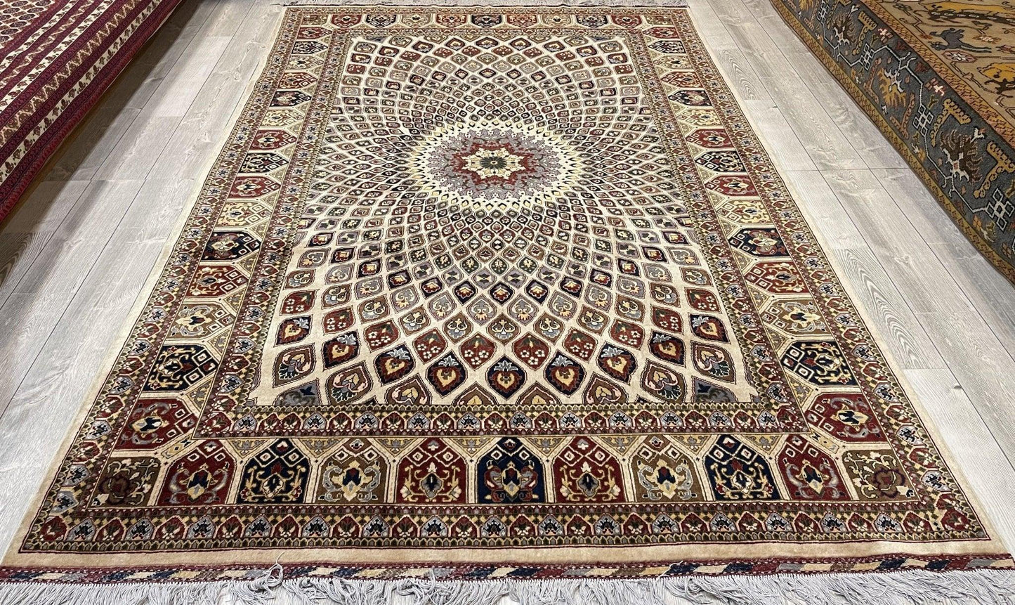 Handmade Afghani Gumbad Dome Area Rug 7x10 ft - Tampa Home & Garden Store