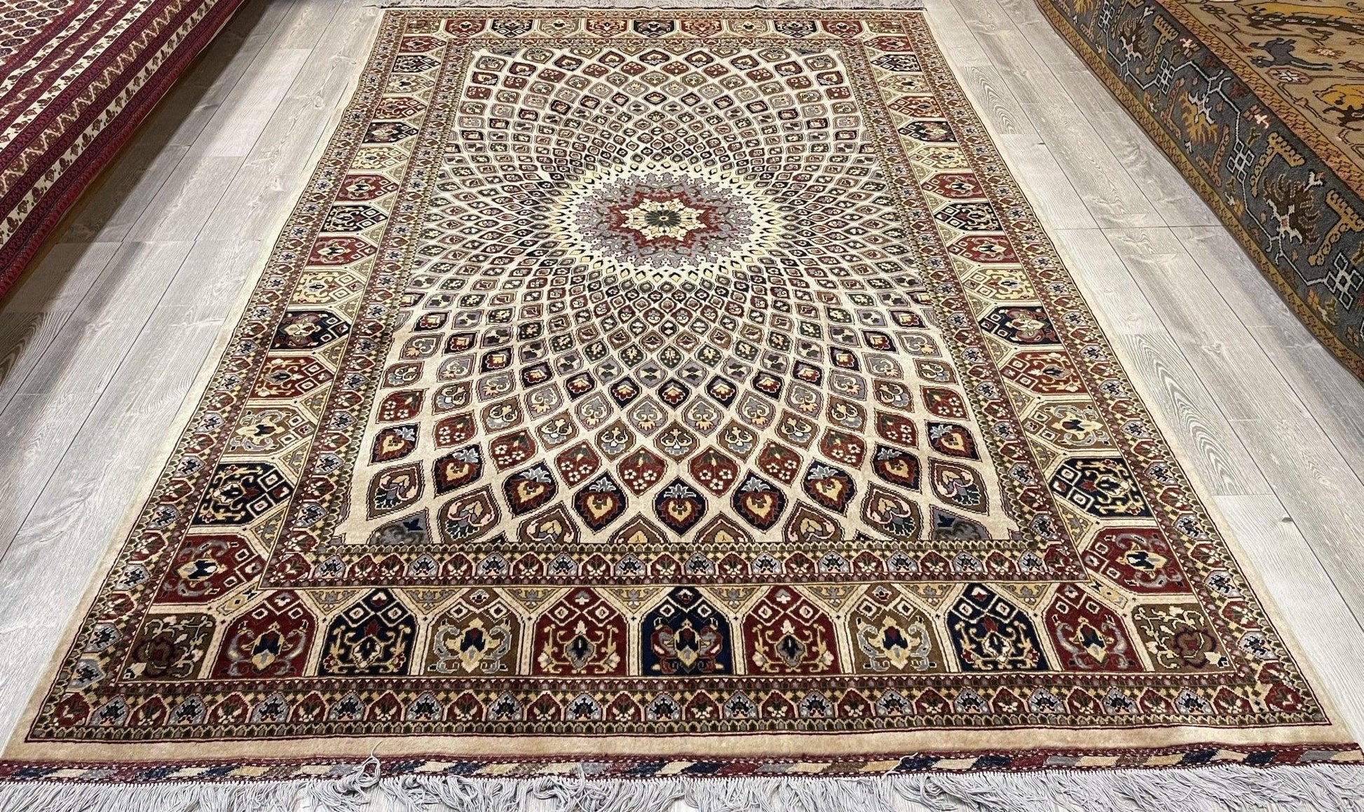 Handmade Afghani Gumbad Dome Area Rug 7x10 ft - Tampa Home & Garden Store