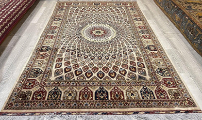 Handmade Afghani Gumbad Dome Area Rug 7x10 ft - Tampa Home & Garden Store