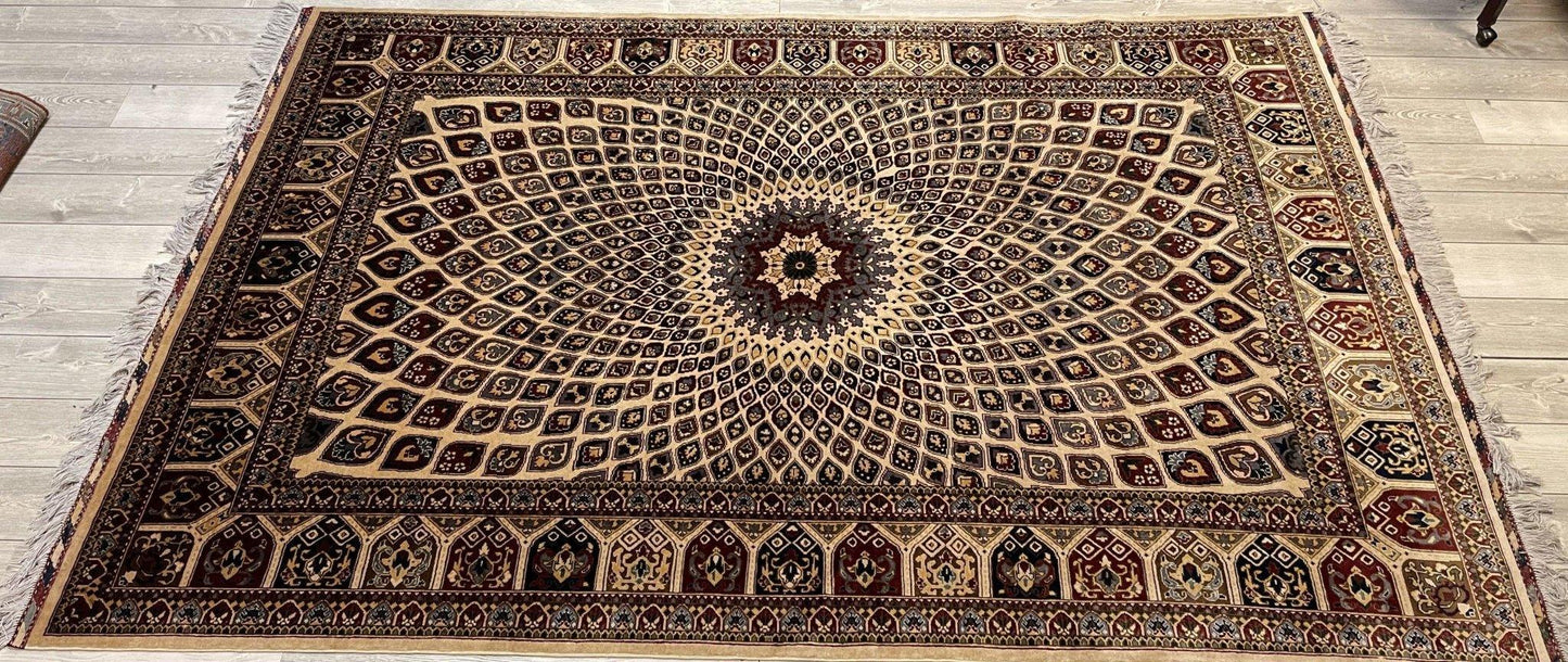 Handmade Afghani Gumbad Dome Area Rug 7x10 ft - Tampa Home & Garden Store