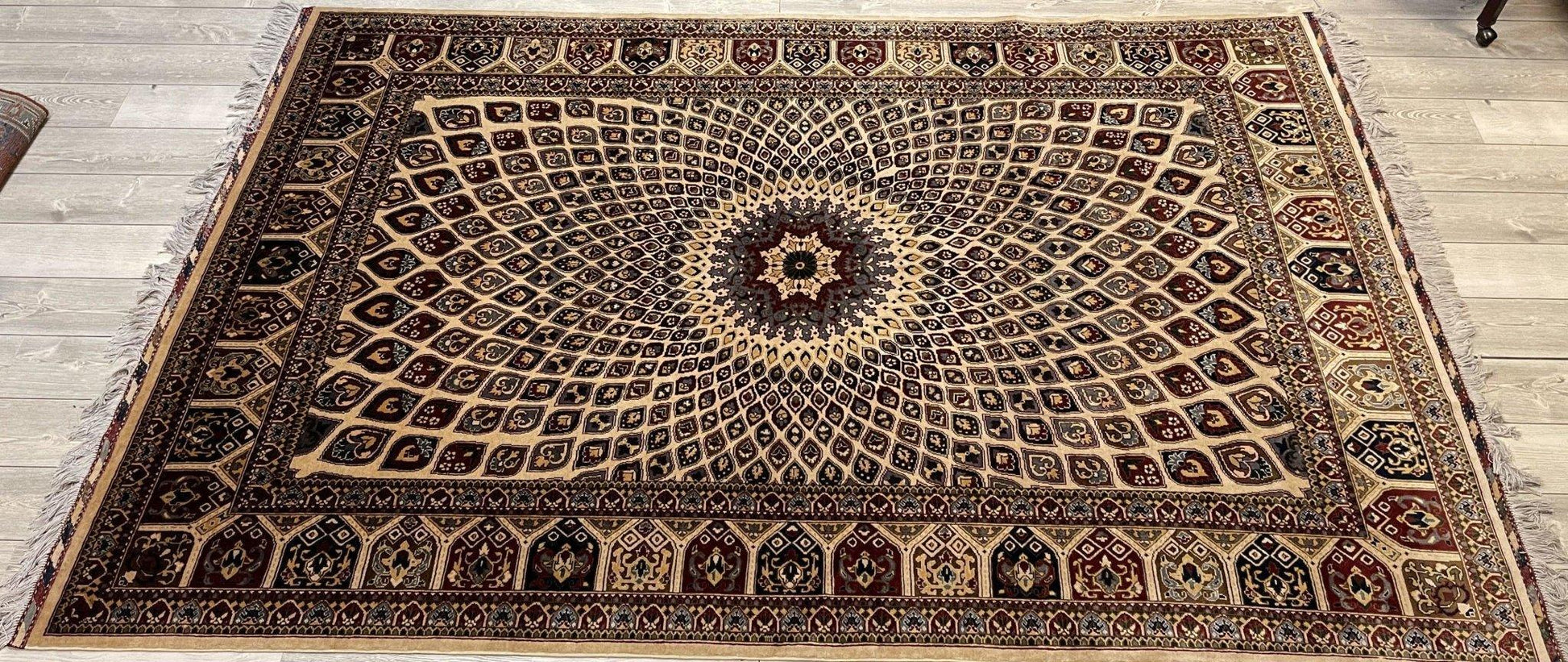 Handmade Afghani Gumbad Dome Area Rug 7x10 ft - Tampa Home & Garden Store