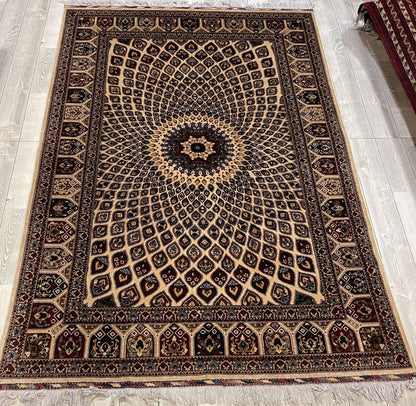 Handmade Afghani Gumbad Dome Area Rug 7x10 ft - Tampa Home & Garden Store