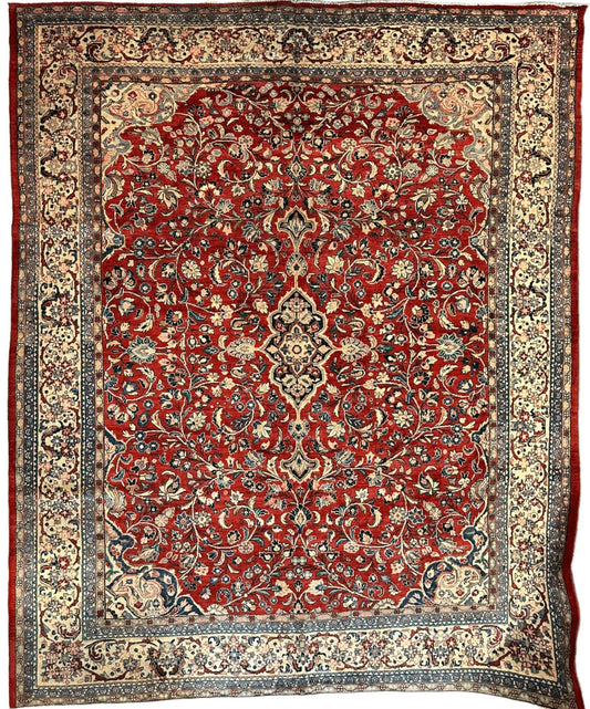 Handmade One-of-a-Kind Persian Mahal Rug - 10’ x 12’10” - Tampa Home & Garden Store