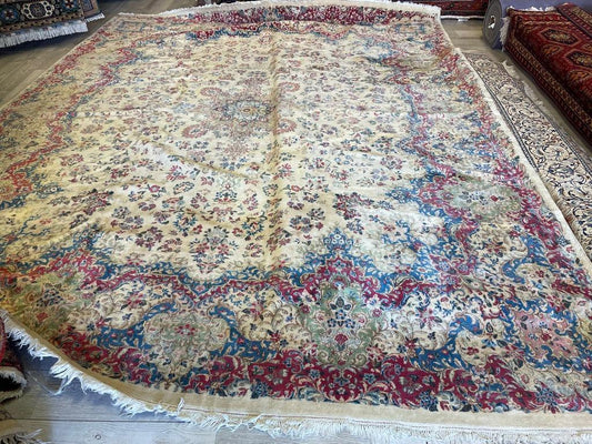 Handmade Vintage 1930's Kirman 10x13 area Rug - Tampa Home & Garden Store