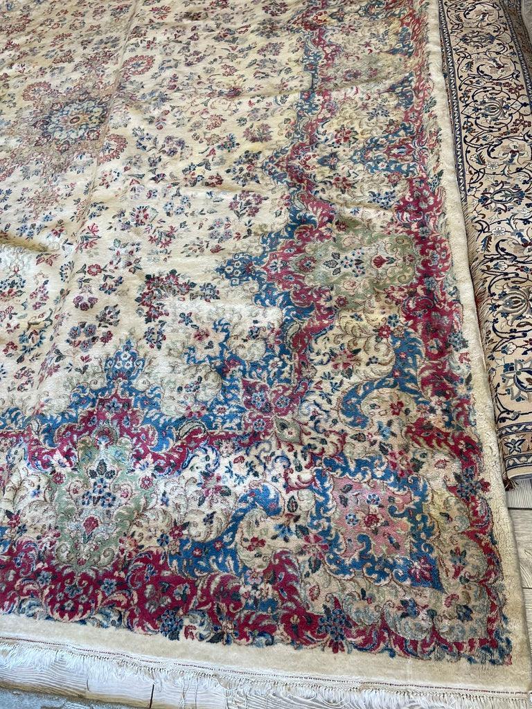 Handmade Vintage 1930's Kirman 10x13 area Rug - Tampa Home & Garden Store
