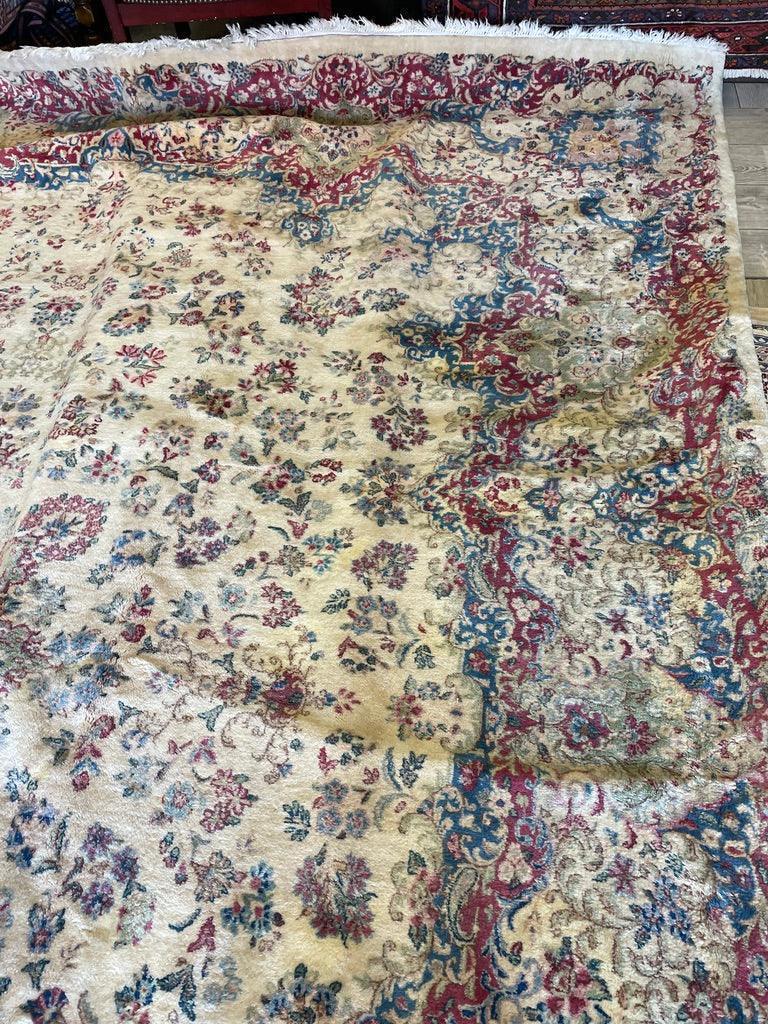 Handmade Vintage 1930's Kirman 10x13 area Rug - Tampa Home & Garden Store