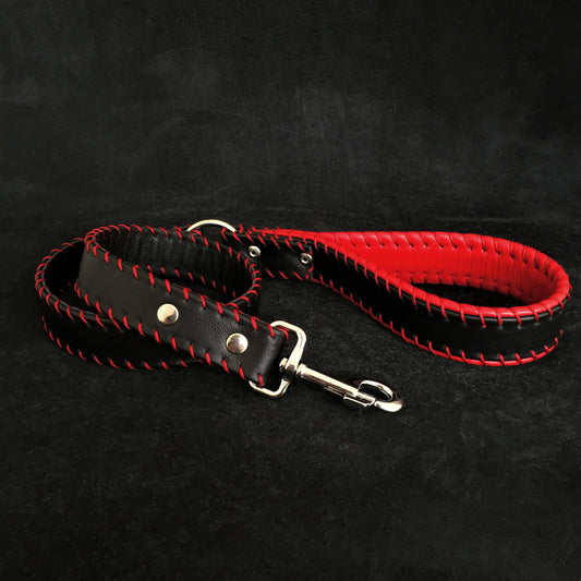 Handstitched soft leather leash - Tampa Home & Garden Store