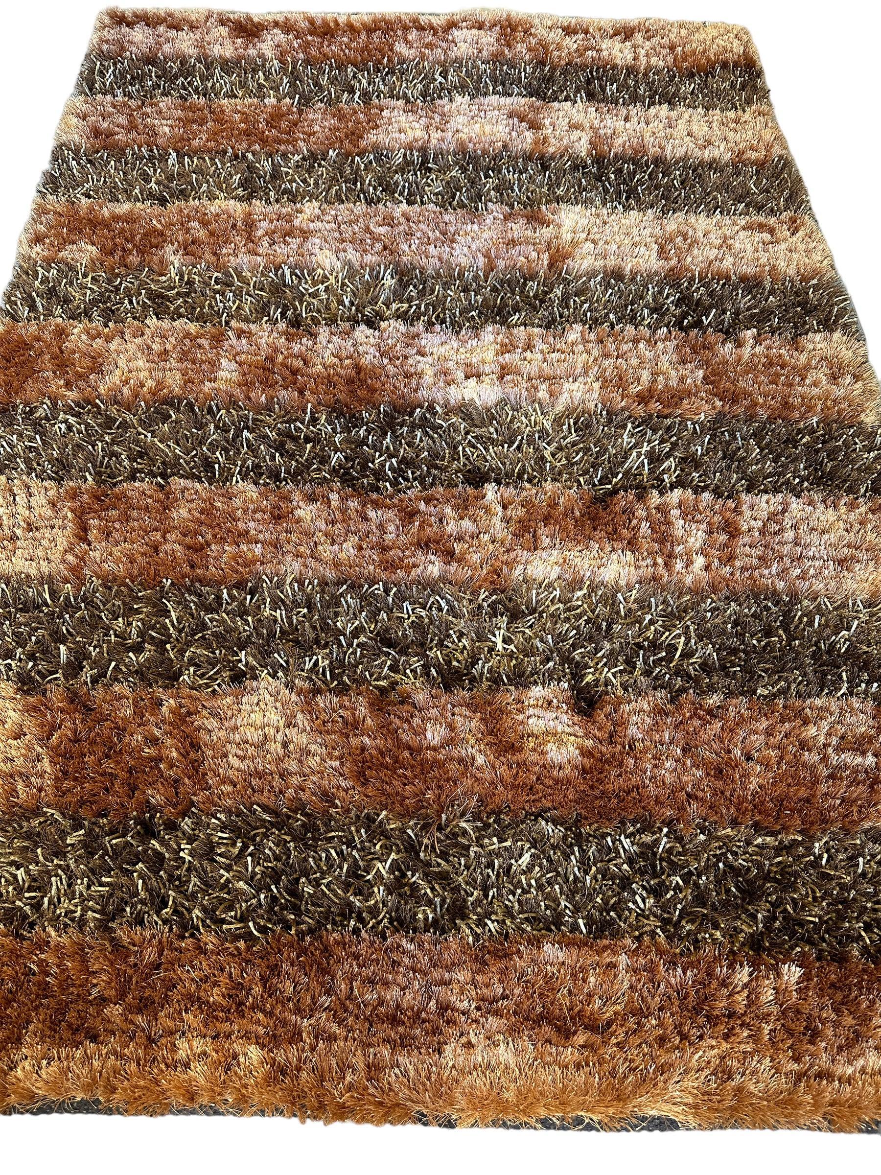 Handwoven Multi-Tone 2” Shag Rug 4 x 6 - Tampa Home & Garden Store
