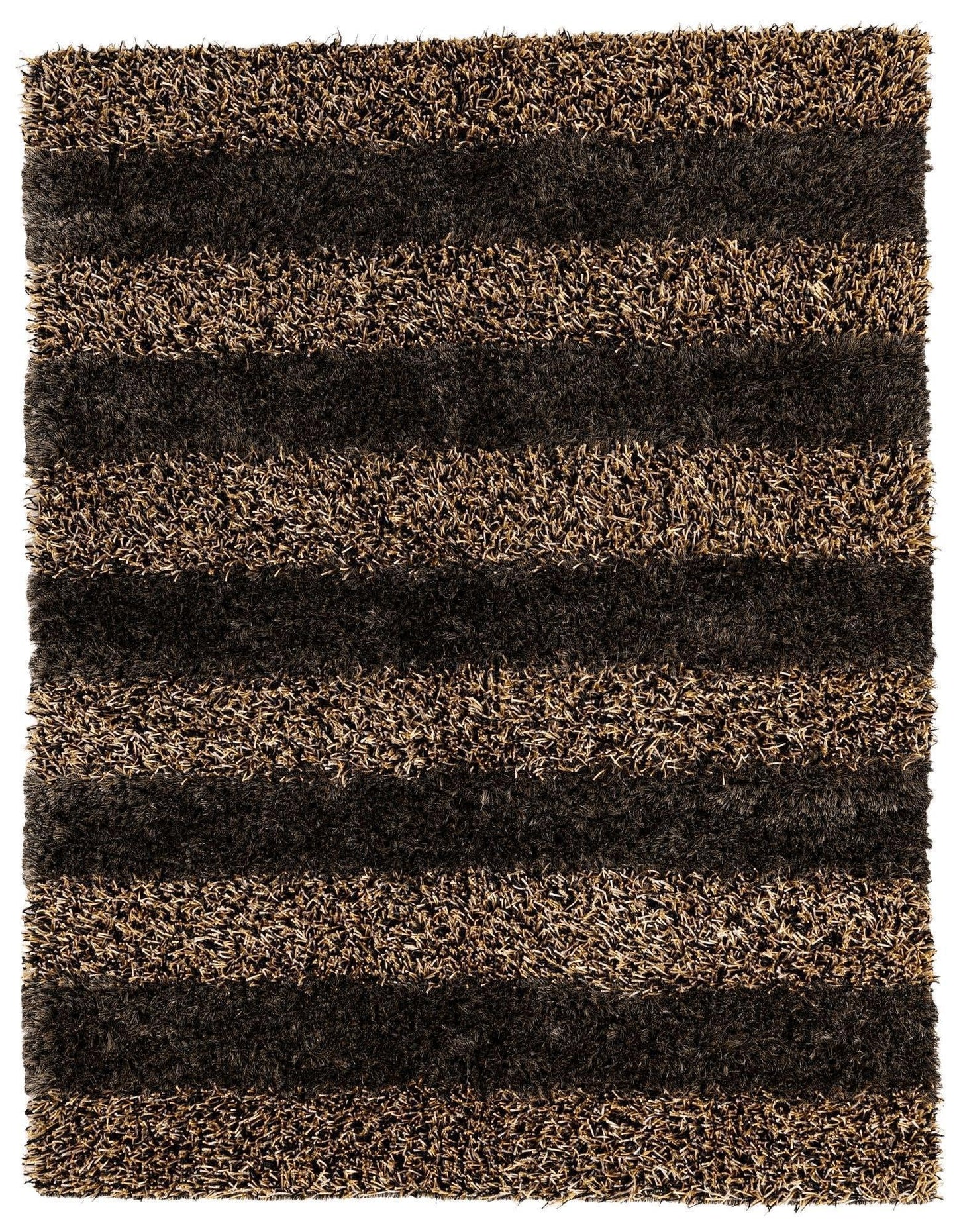 Handwoven Multi-Tone Shag Rug 5' x 6' 7 - Tampa Home & Garden Store