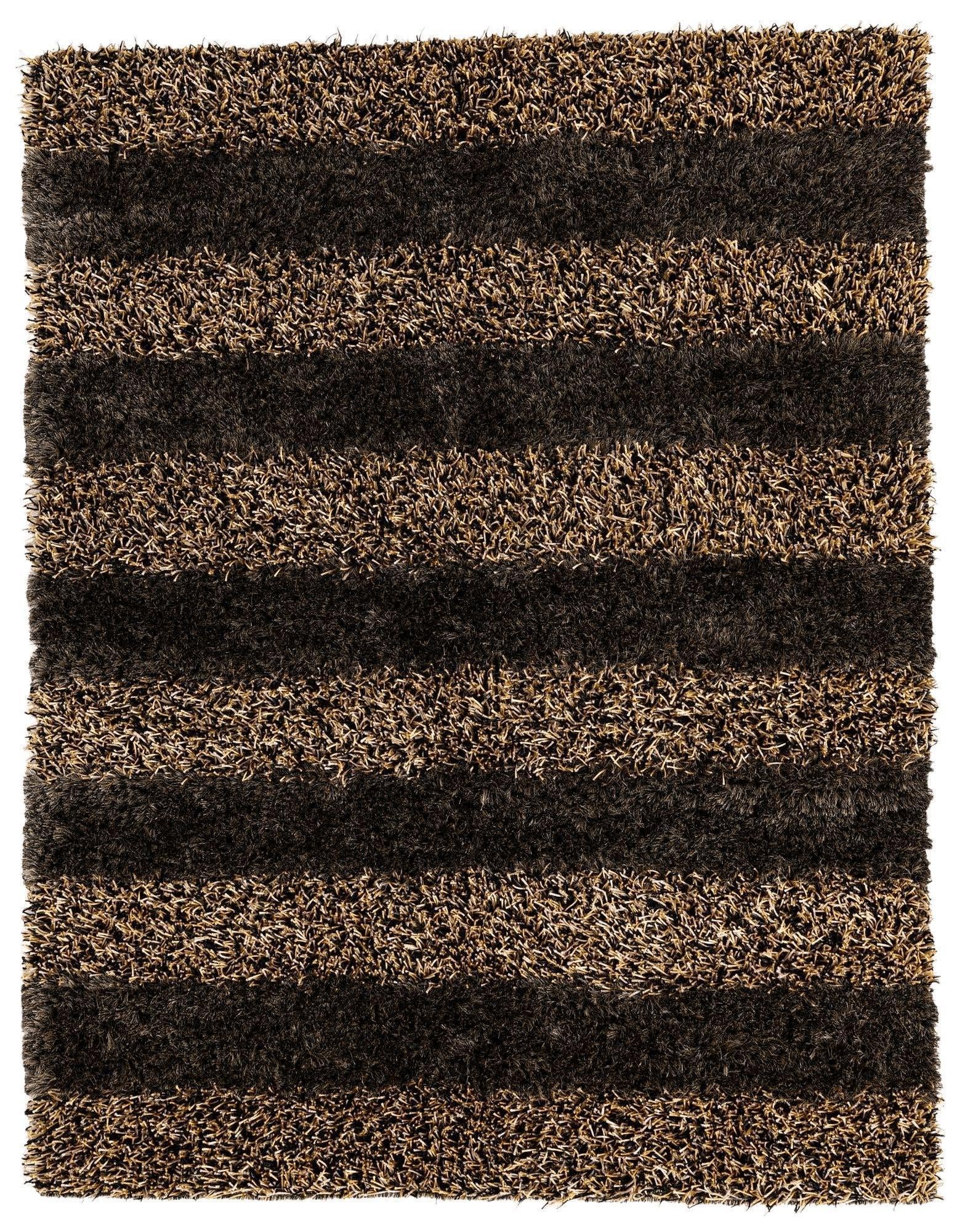 Handwoven Multi-Tone Shag Rug 5' x 6' 7 - Tampa Home & Garden Store