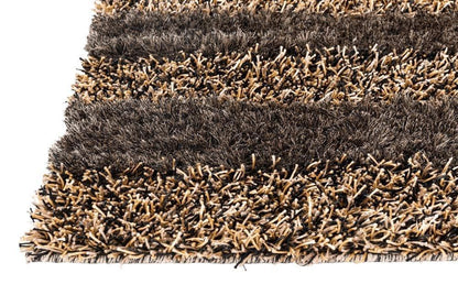 Handwoven Multi-Tone Shag Rug 5' x 6' 7 - Tampa Home & Garden Store