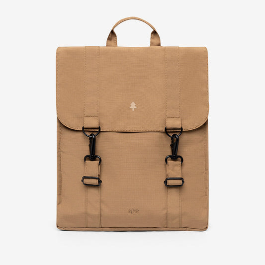 Handy XL Backpack Toffee Vandra Edition by Lefrik USA, toffee color with black hardware on Tampa Home & Garden Store