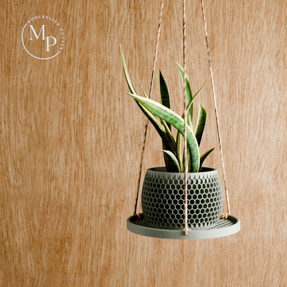Hanging Plant Pot Tray | Honeycomb - Tampa Home & Garden Store