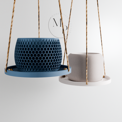 Hanging Plant Pot Tray | Honeycomb - Tampa Home & Garden Store