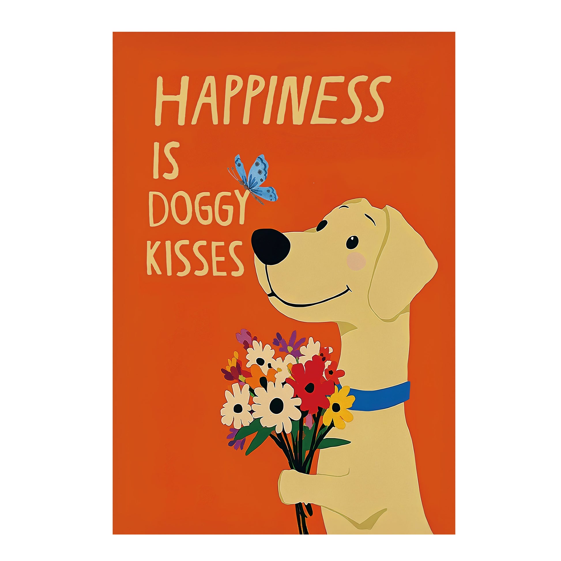 Happy Dog Kisses Applique Garden Flag - Tampa Home & Garden Store