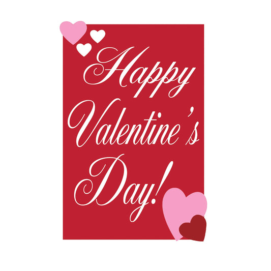Happy Valentine's Day Applique Garden Flag - Tampa Home & Garden Store