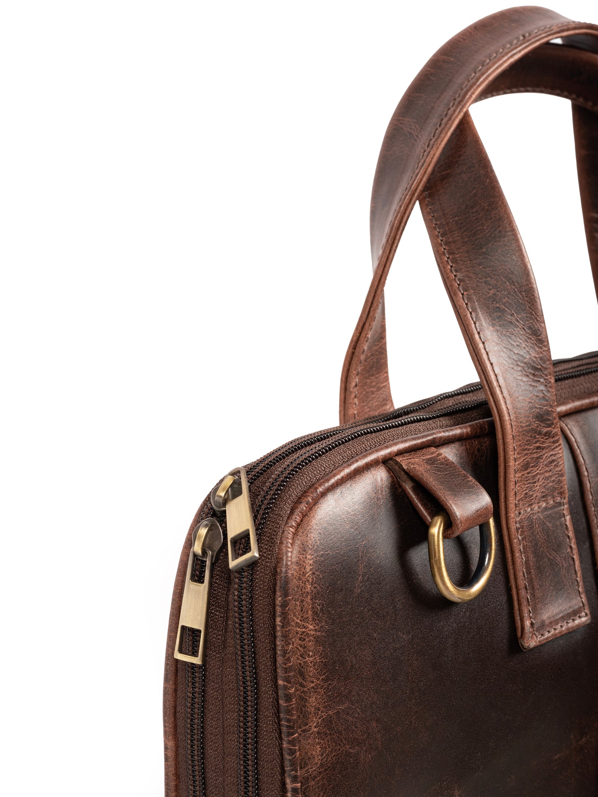 Harbor Laptop Briefcase, Brown - Tampa Home & Garden Store