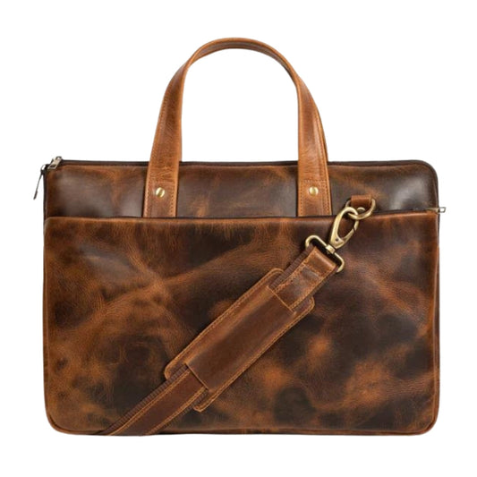 Harbor Laptop Briefcase, Tan - Tampa Home & Garden Store