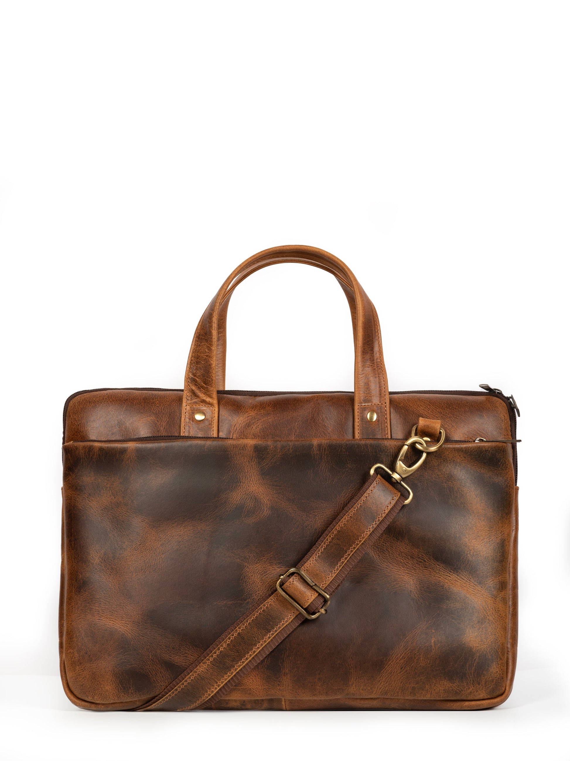 Harbor Laptop Briefcase, Tan - Tampa Home & Garden Store