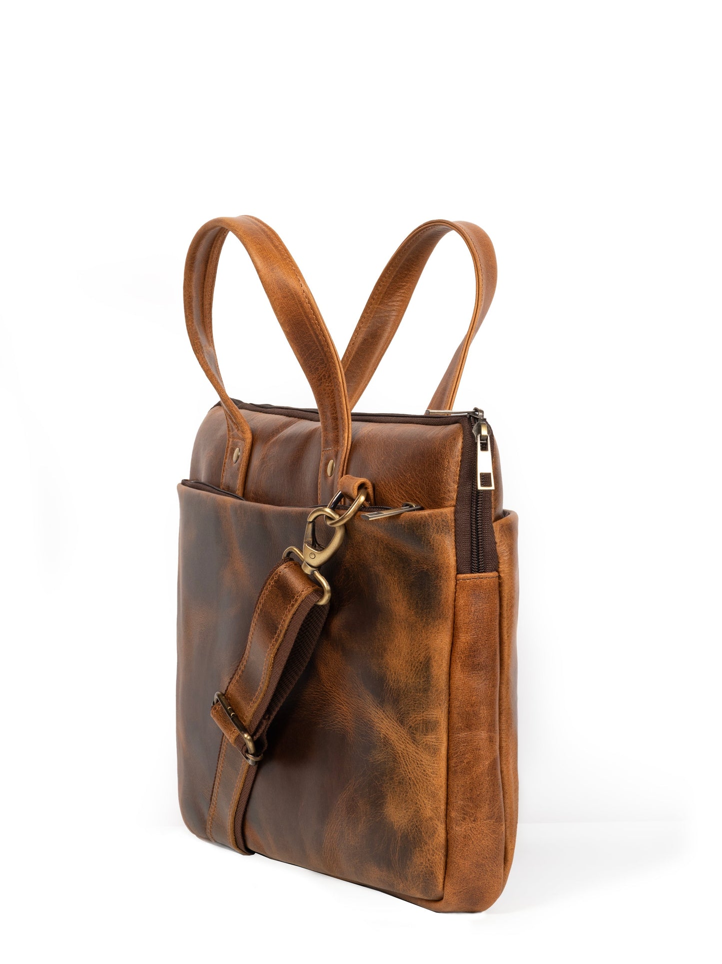 Harbor Laptop Briefcase, Tan - Tampa Home & Garden Store