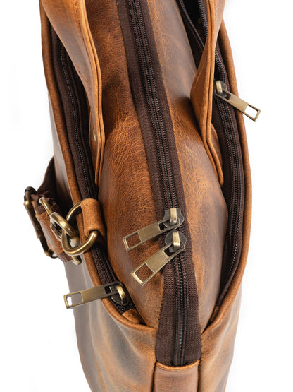 Harbor Laptop Briefcase, Tan - Tampa Home & Garden Store