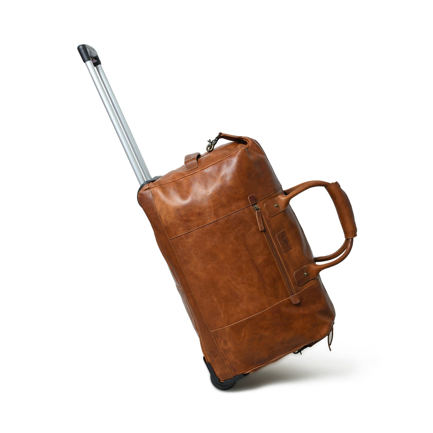 Harbor Leather Trolly Carry-On - Tampa Home & Garden Store