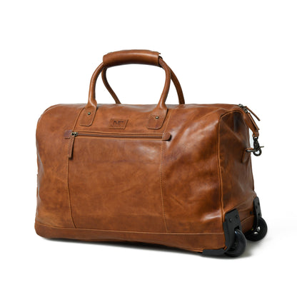 Harbor Leather Trolly Carry-On - Tampa Home & Garden Store