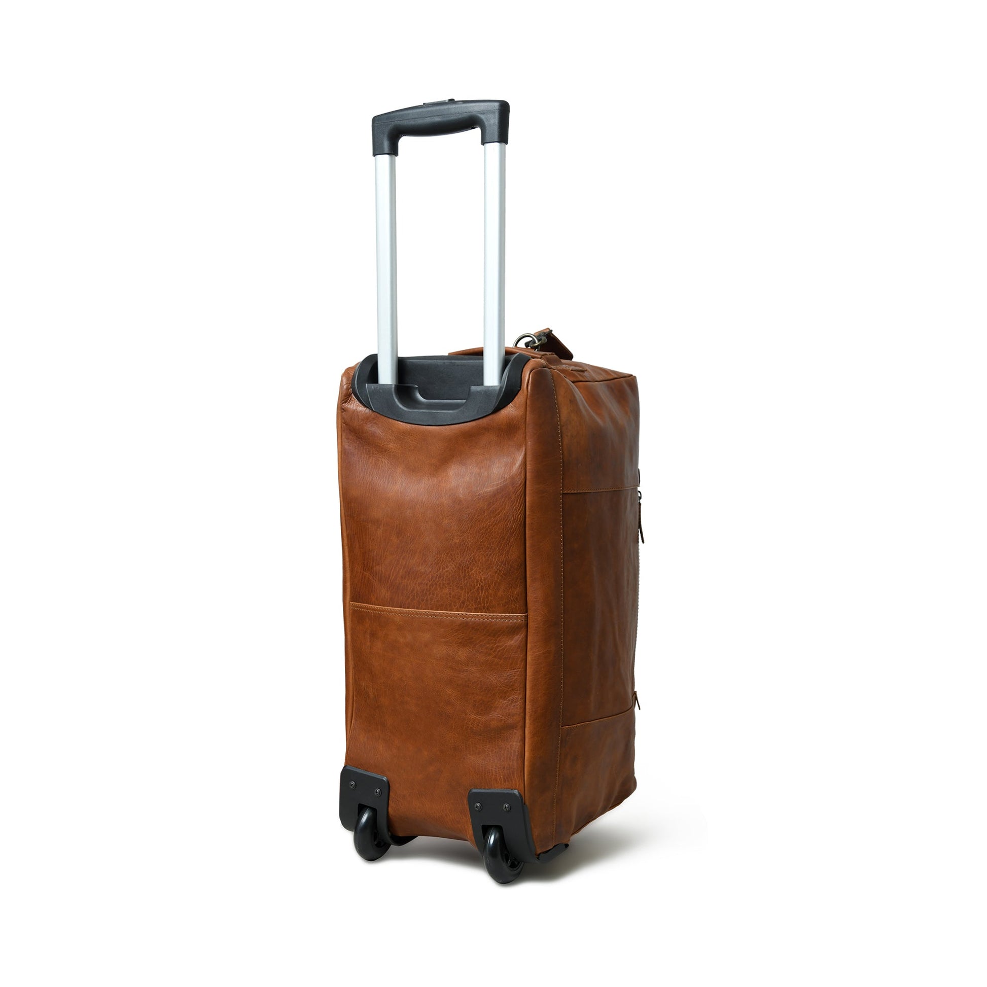 Harbor Leather Trolly Carry-On - Tampa Home & Garden Store