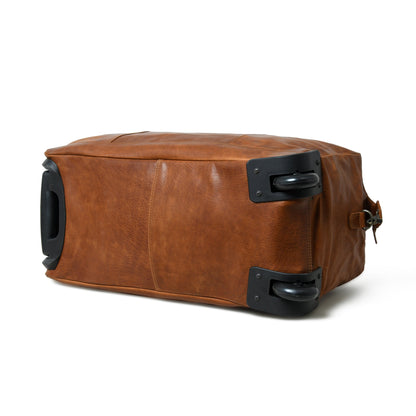 Harbor Leather Trolly Carry-On - Tampa Home & Garden Store