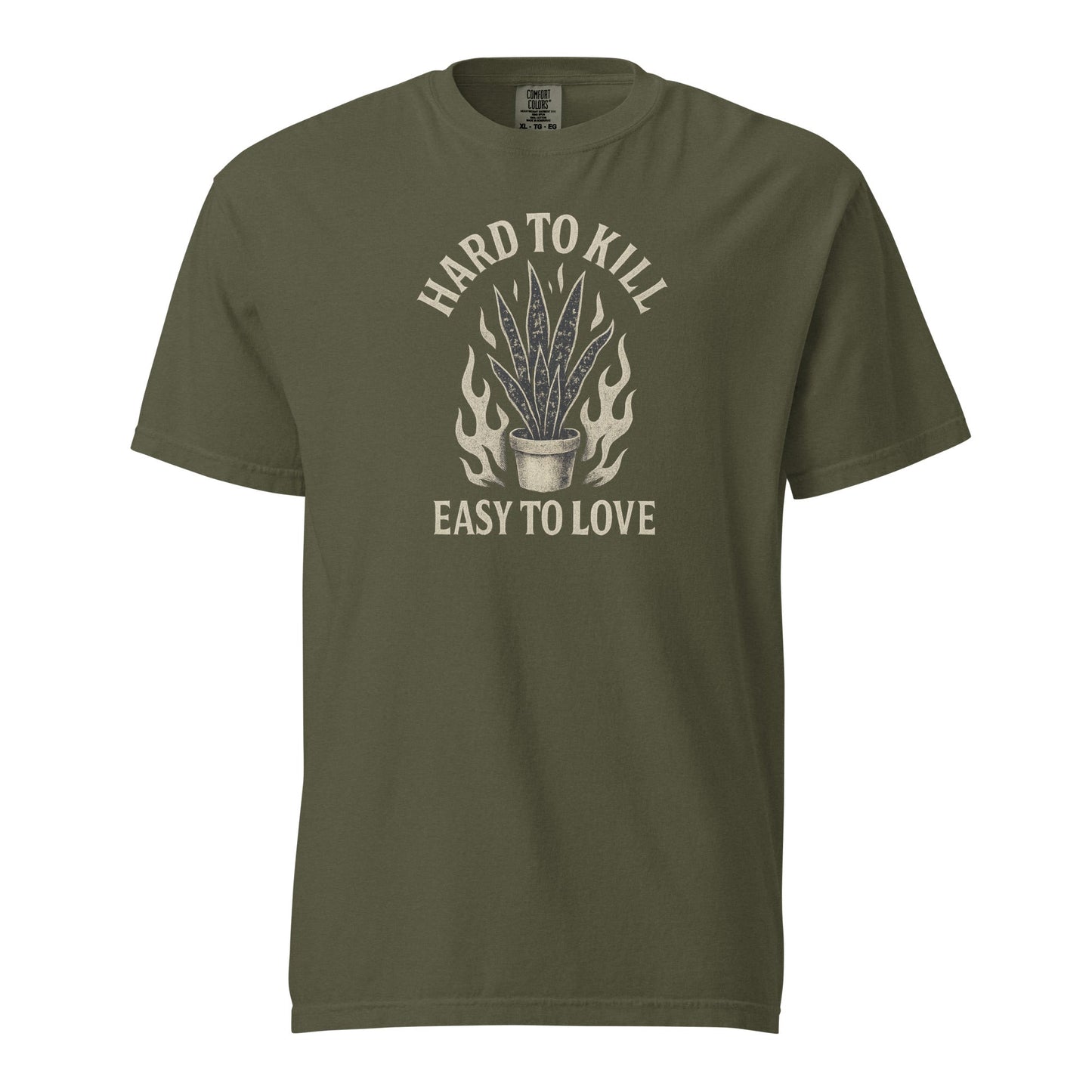 Hard to Kill, Easy to Love - Heavyweight Tee - Tampa Home & Garden Store