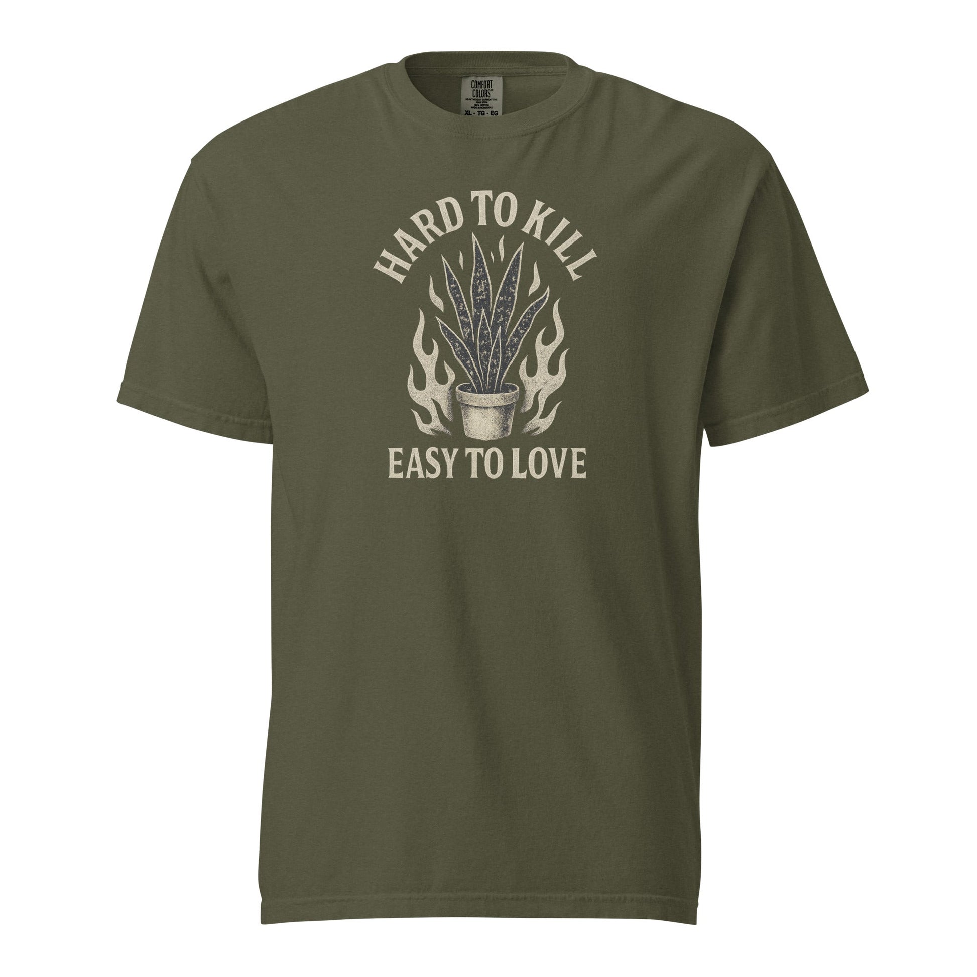 Hard to Kill, Easy to Love - Heavyweight Tee - Tampa Home & Garden Store