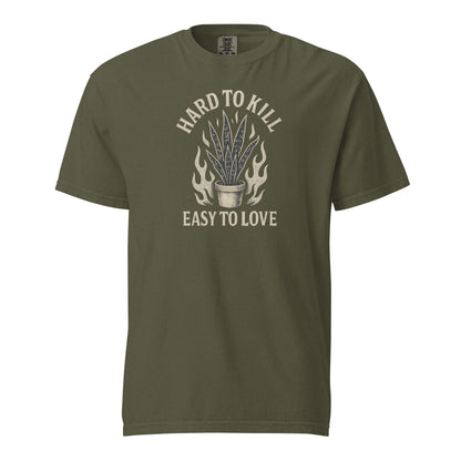 Hard to Kill, Easy to Love - Heavyweight Tee - Tampa Home & Garden Store