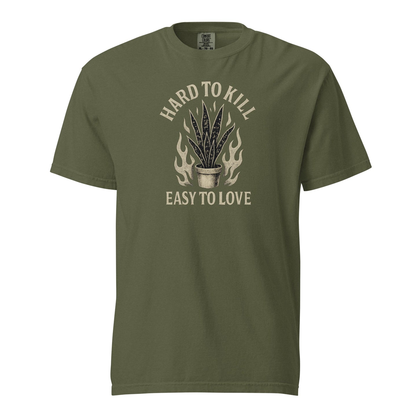 Hard to Kill, Easy to Love - Heavyweight Tee - Tampa Home & Garden Store