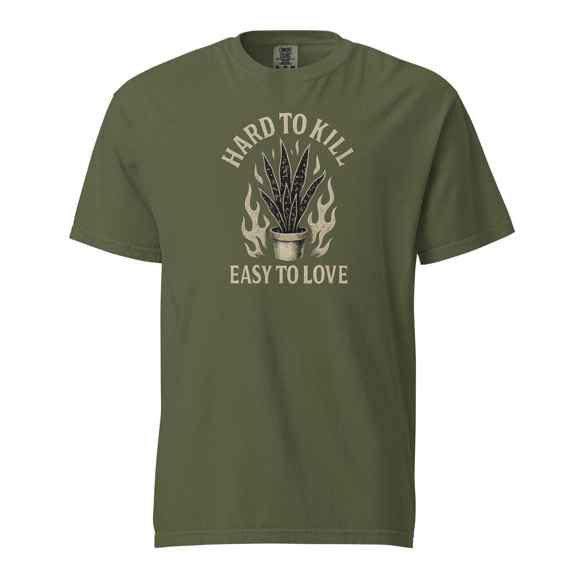 Hard to Kill, Easy to Love - Heavyweight Tee - Tampa Home & Garden Store