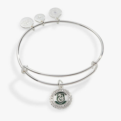 Harry Potter Slytherin House Charm Bangle by Alex and Ani, silver-tone bracelet on Tampa Home & Garden Store