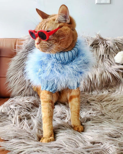 Haute Couture Feathered Luxury Pet Sweater - Tampa Home & Garden Store