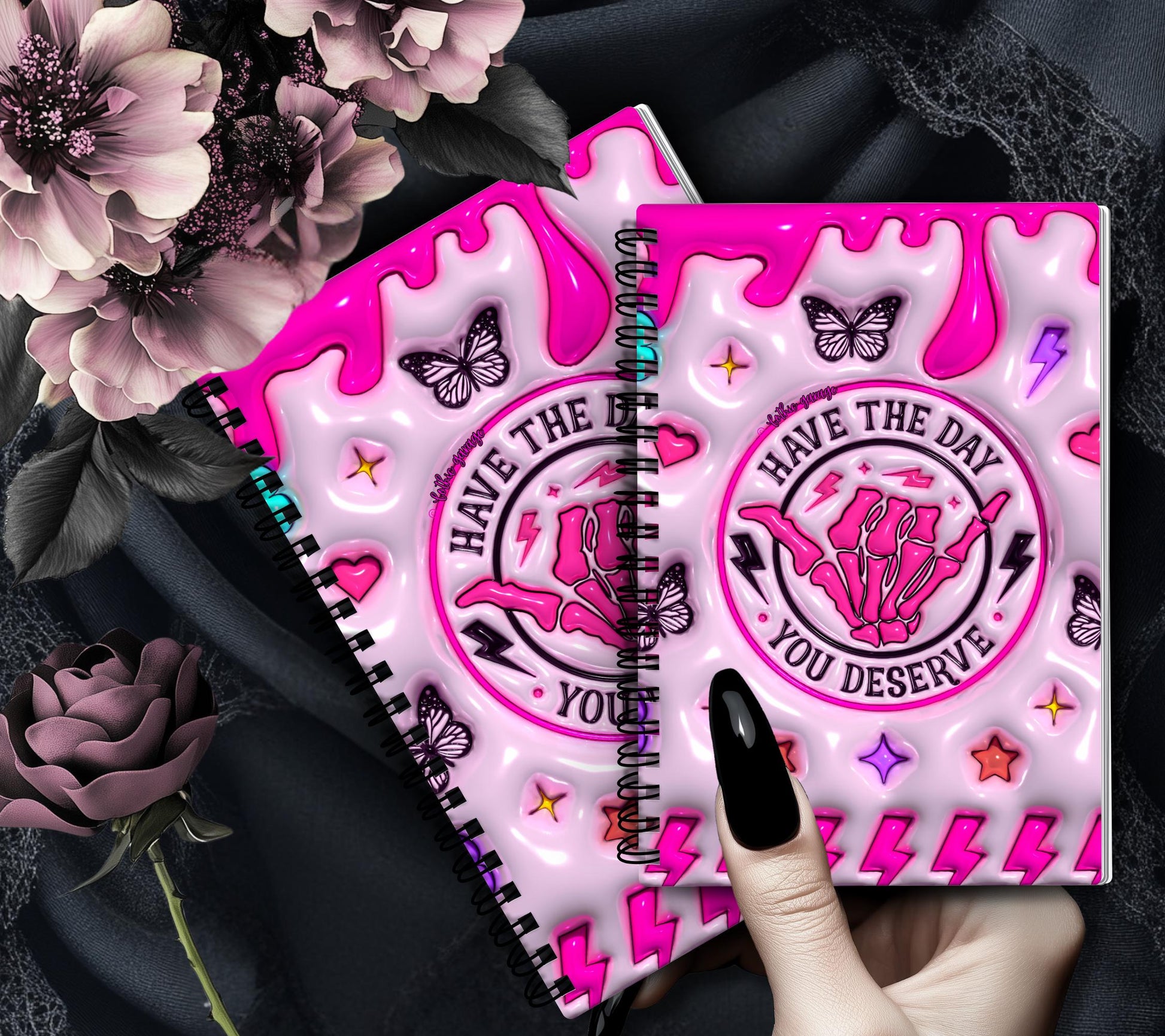 Have the Day You Deserve Reusable Sticker Book, Sarcastic Vibe Sticker Album, Perfect Gift to Personalize Sticker Collectors - Tampa Home & Garden Store