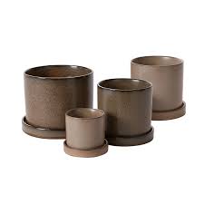 Hawthorne Pot with saucer 5" - Tampa Home & Garden Store