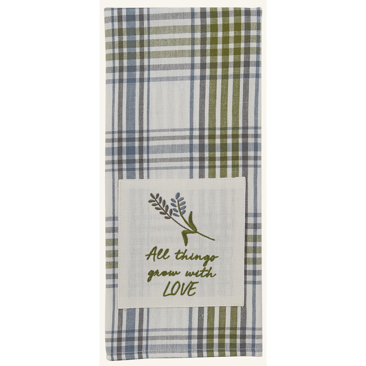 Hayslip Decorative Dishtowel With Patch - Tampa Home & Garden Store
