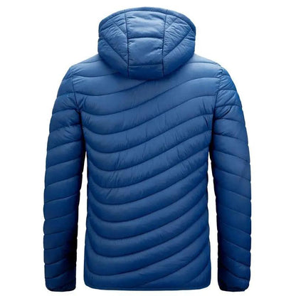 Men Autumn Winter Hooded Jacket and Warm Coat