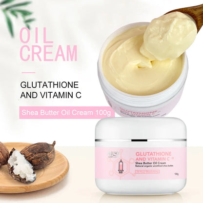 AILKE Whitening Cream by Silcy Skin - Shea Butter Oil Cream 100g with glutathione and vitamin C on Tampa Home & Garden Store