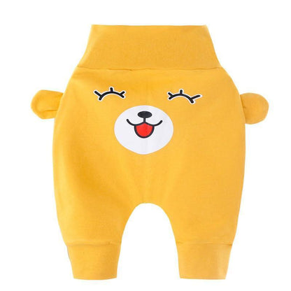 Baby pants Stevvex yellow bear-face with bear ears design for newborns and toddlers on Tampa Home & Garden Store