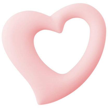 Pink heart-shaped silicone baby teether by Stevvex on Tampa Home & Garden Store